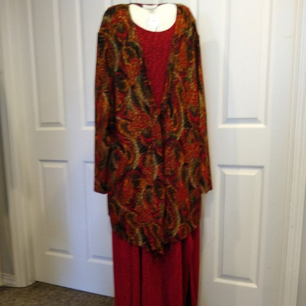 NWT Kemp 2 Piece Jacket Dress 34W